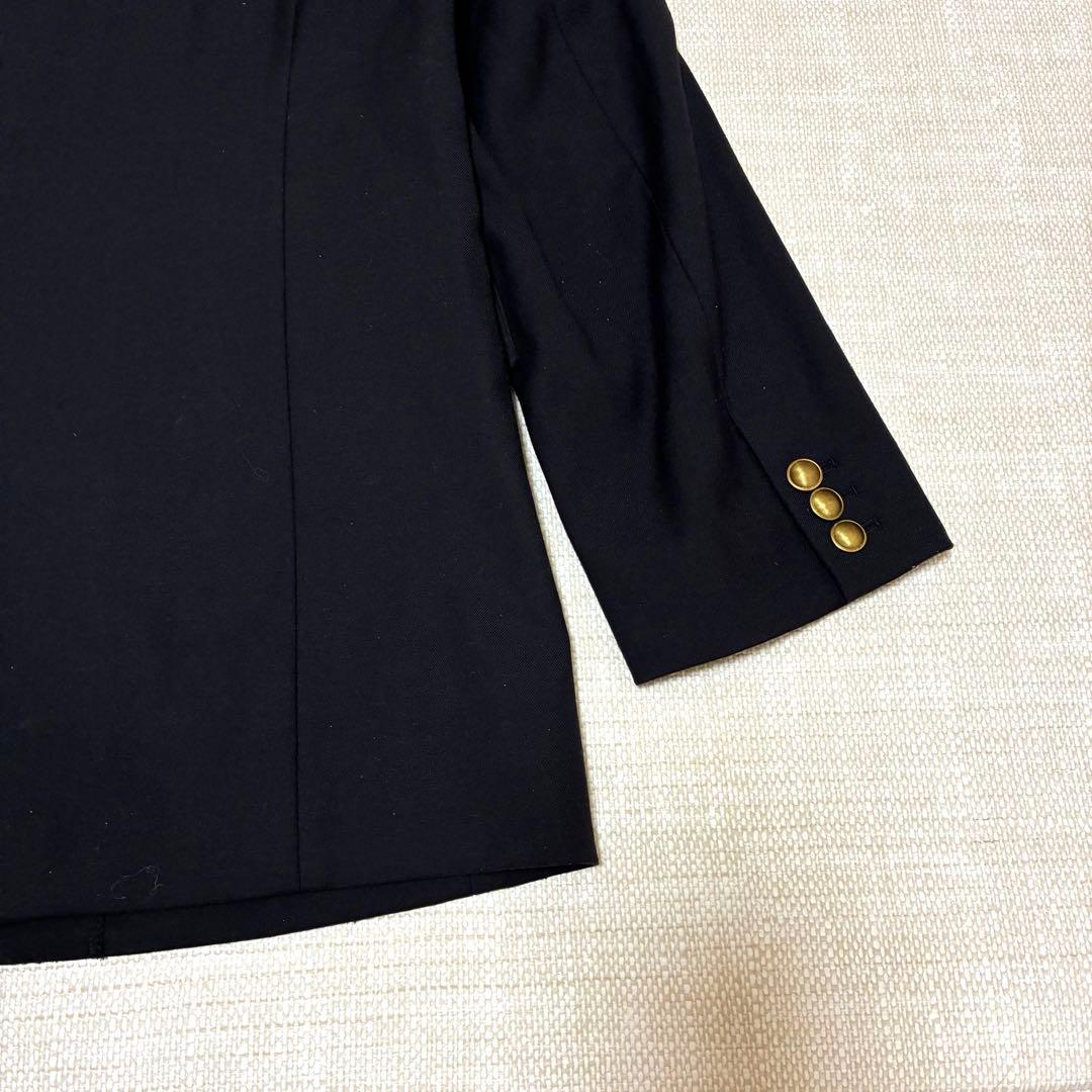 美品◆MilaOwen 金釦ダブルブレストロングブレザー