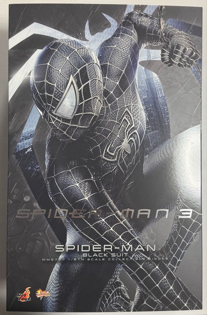 ホットトイズ　スパイダーマン3 ブラックスーツ フィギュア