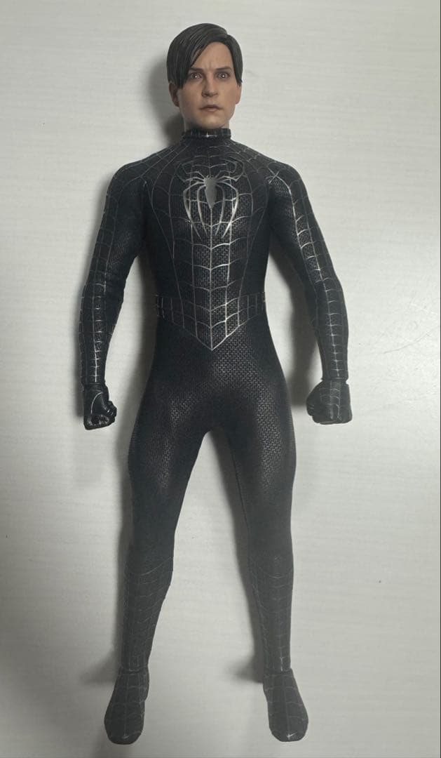ホットトイズ　スパイダーマン3 ブラックスーツ フィギュア