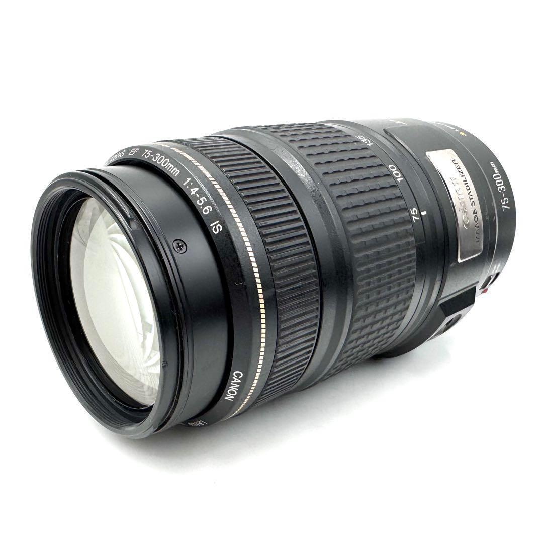 キヤノン★手ブレ補正付 超望遠レンズ EF 75-300mm IS USM