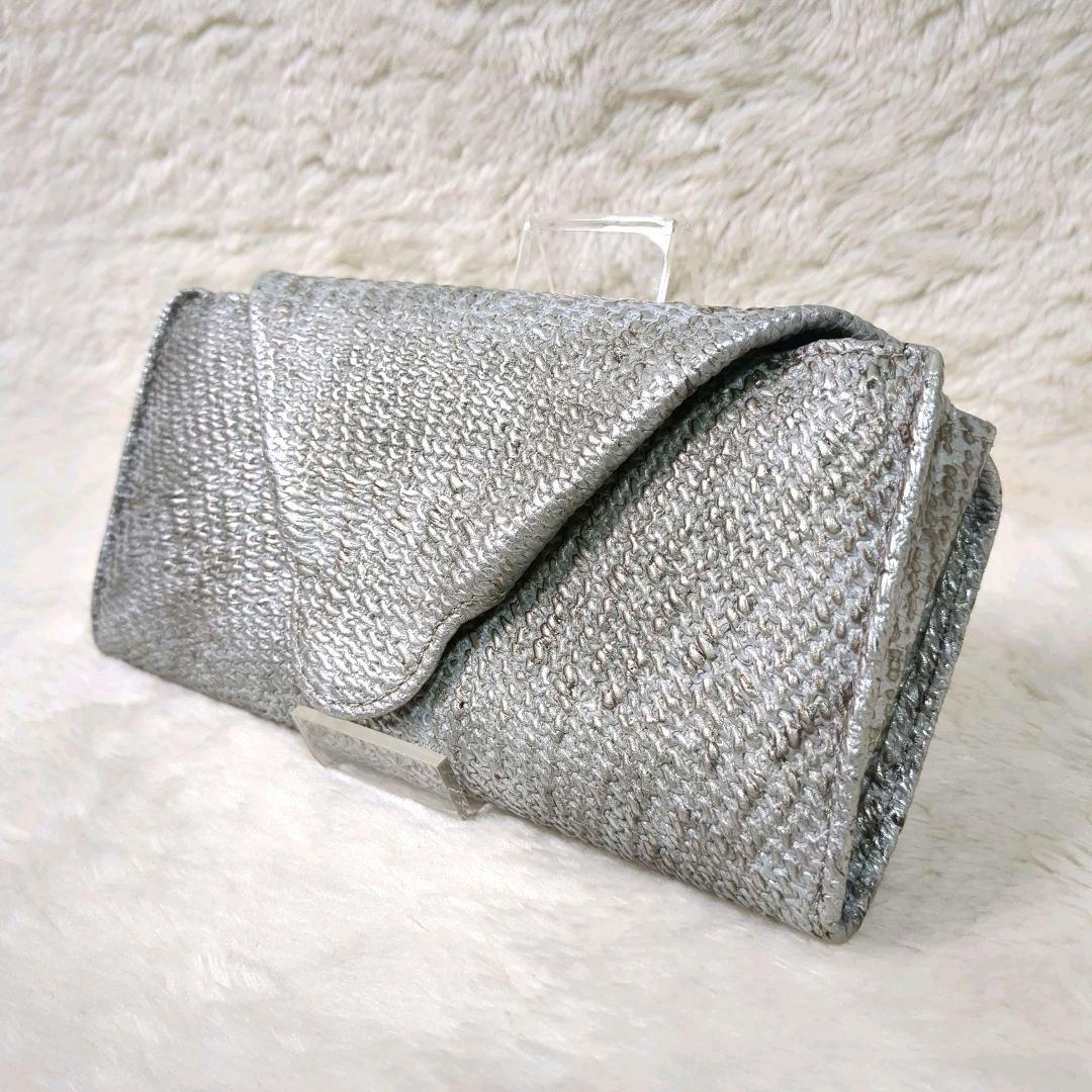 希少✨ヒロコハヤシ ダマスコ 長財布 シルバー レザー レター型