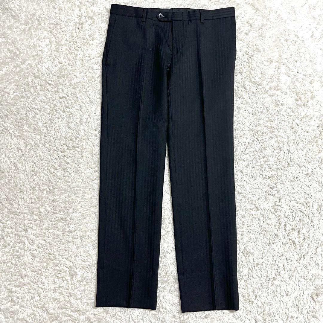 ✨未使用級✨ヒロミチナカノ 3ピーススーツ ビジネススーツ ストライプ シルク混