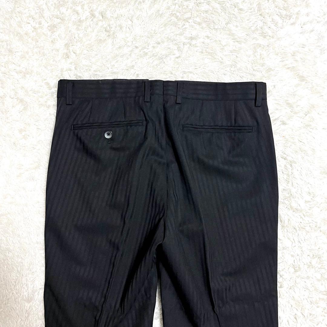 ✨未使用級✨ヒロミチナカノ 3ピーススーツ ビジネススーツ ストライプ シルク混