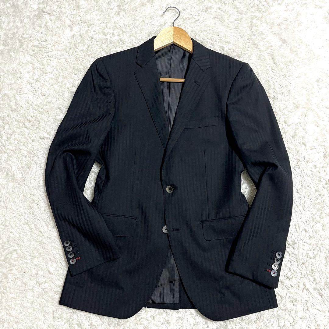 ✨未使用級✨ヒロミチナカノ 3ピーススーツ ビジネススーツ ストライプ シルク混