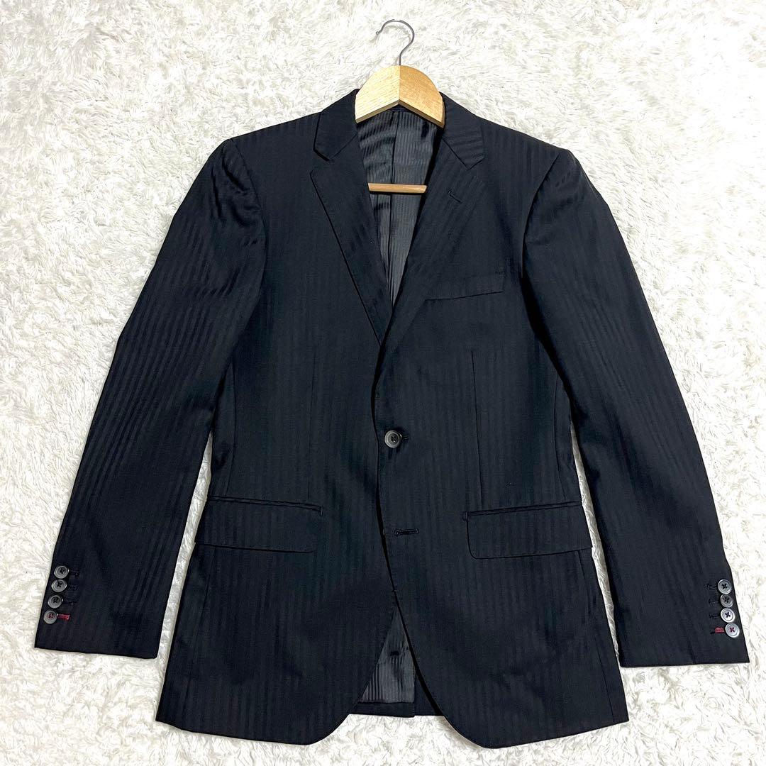 ✨未使用級✨ヒロミチナカノ 3ピーススーツ ビジネススーツ ストライプ シルク混