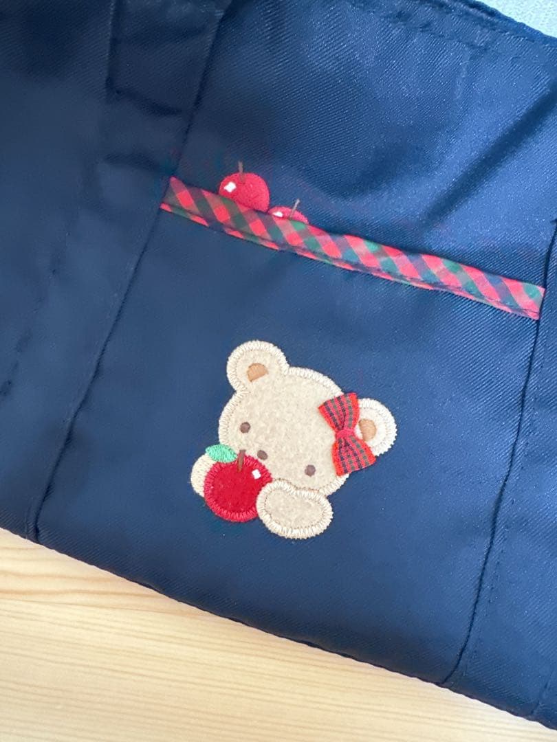 ファミリア　ミニトート　ハンドバッグ　赤チェック