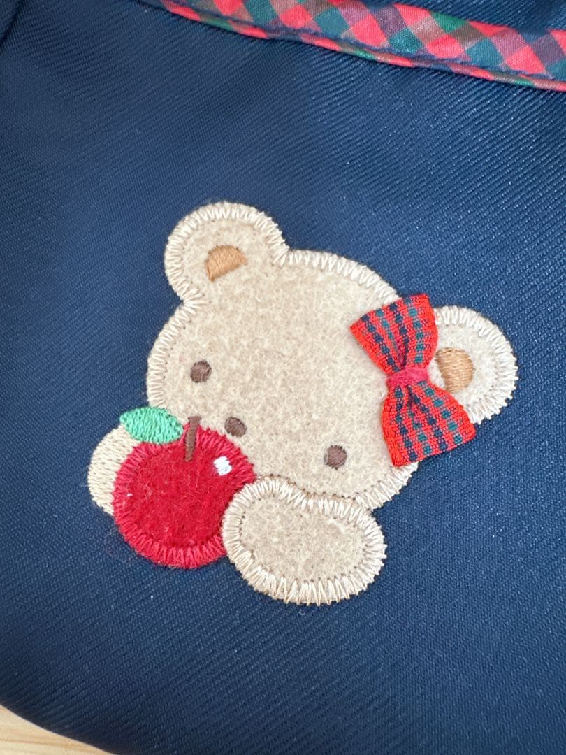 ファミリア　ミニトート　ハンドバッグ　赤チェック