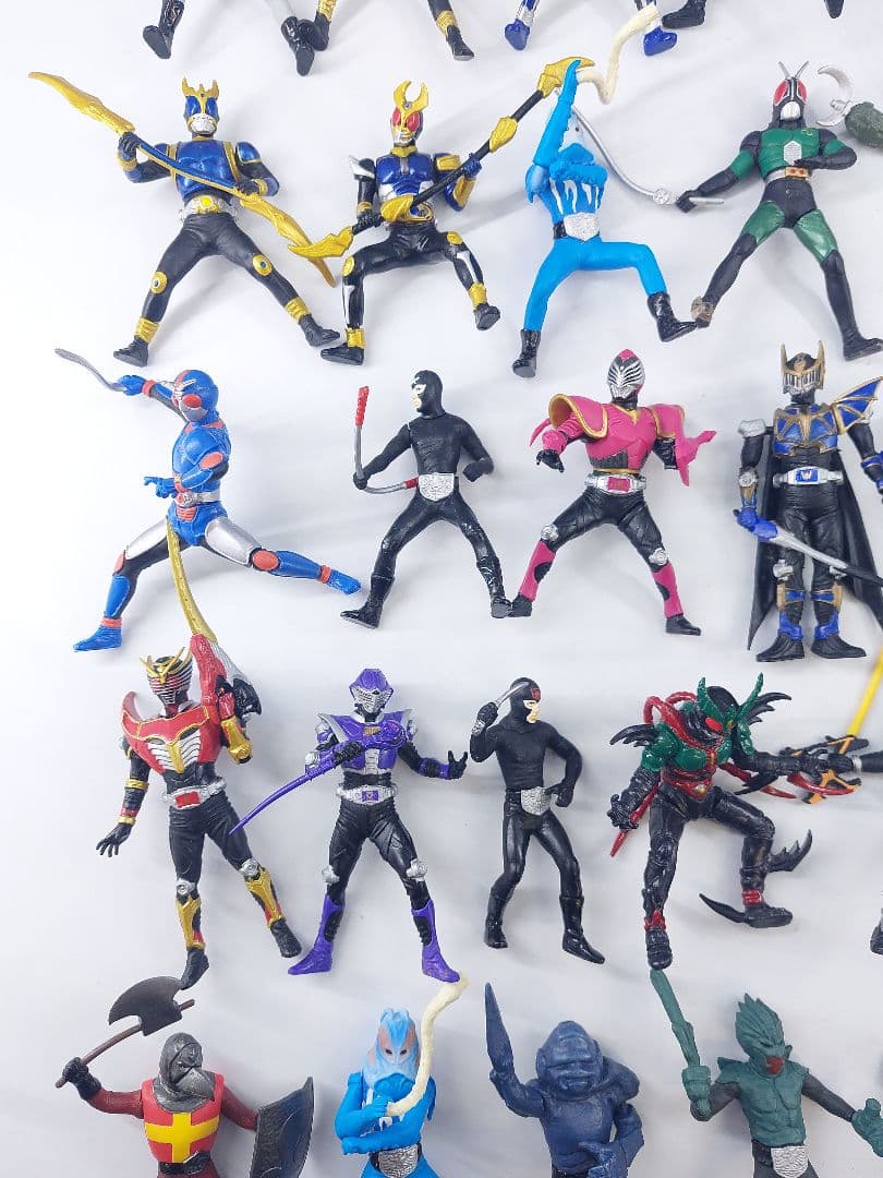 仮面ライダー ガシャポン 56体 BANDAI HGシリーズ 武器 怪人他