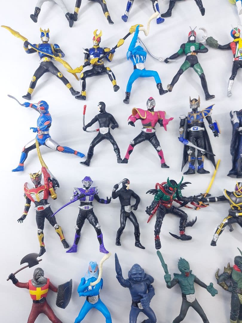 仮面ライダー ガシャポン 56体 BANDAI HGシリーズ 武器 怪人他