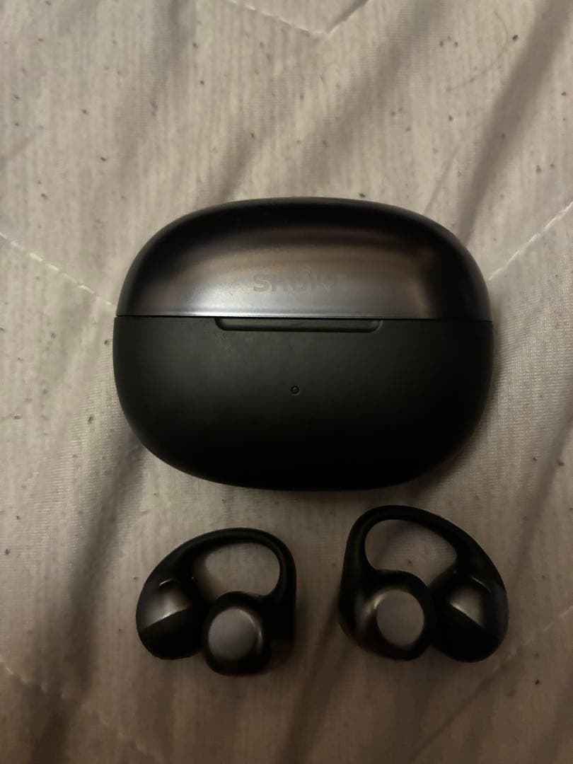 SHOKZ ワイヤレスイヤホン OPEN DOTS ONE ブラック