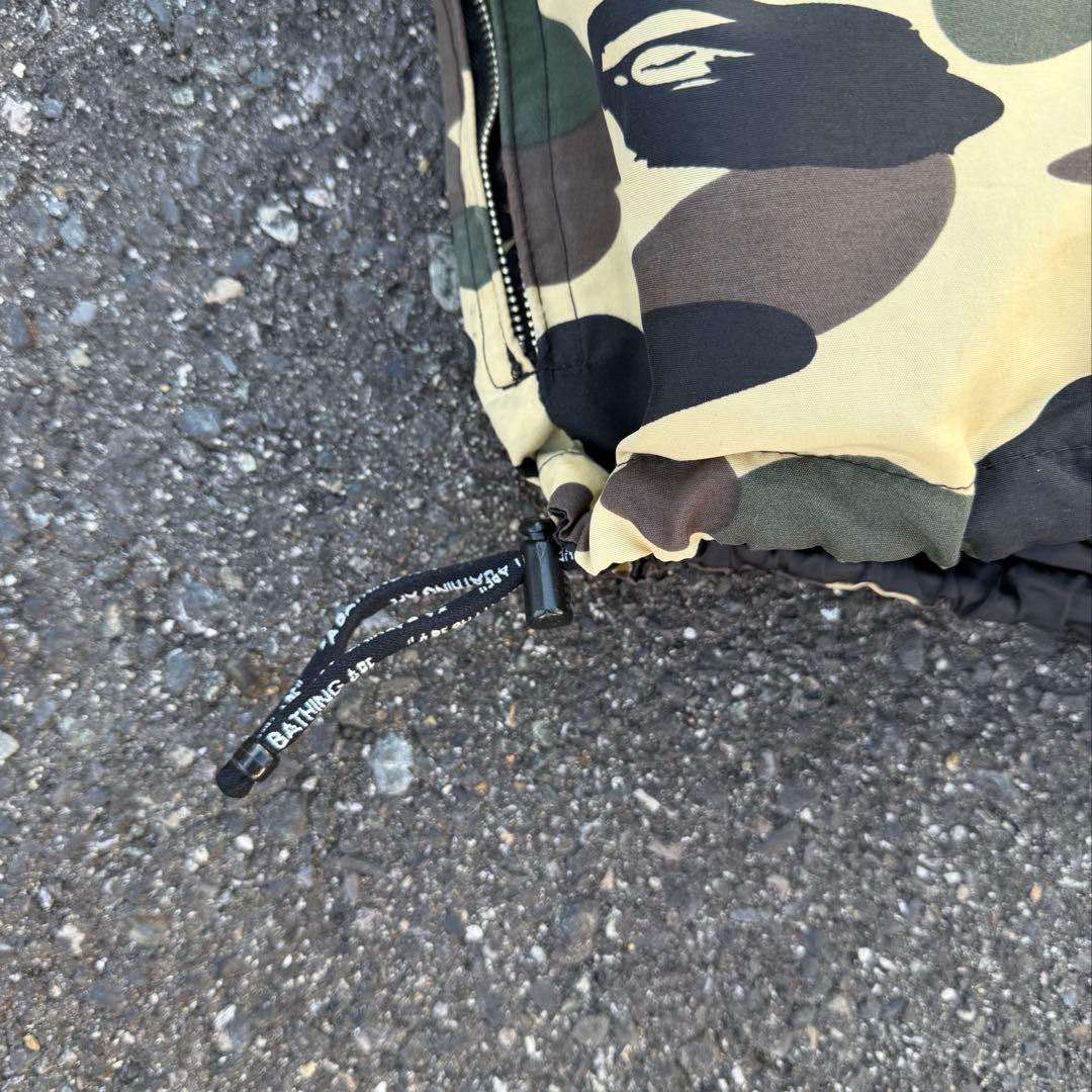 ぷりんA BATHING APE ミリタリージャケット リバーシブル　迷彩