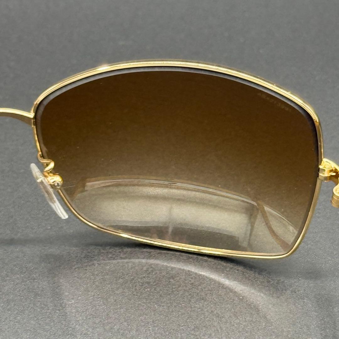 極美品　ブルガリ　サングラス　鼈甲　ゴールドフレーム　ブラウンレンズ
