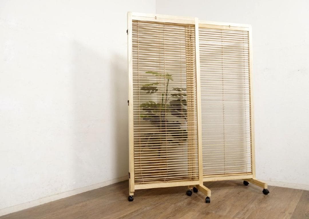 ルー　パテイション　衝立　　3連　ルーバー式 高さ165cm
