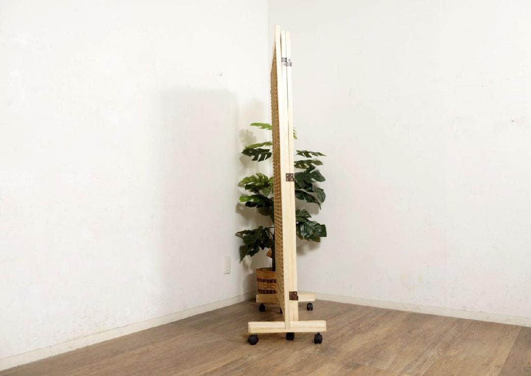 ルー　パテイション　衝立　　3連　ルーバー式 高さ165cm