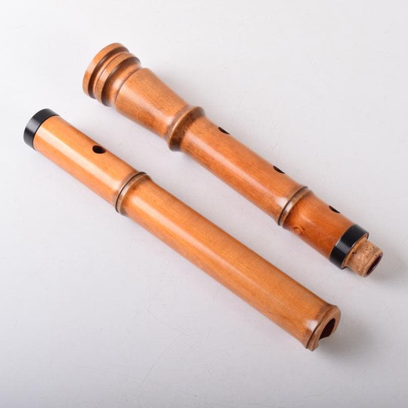 和楽器　木管楽器　尺八　縦笛　笛袋付　V　7231