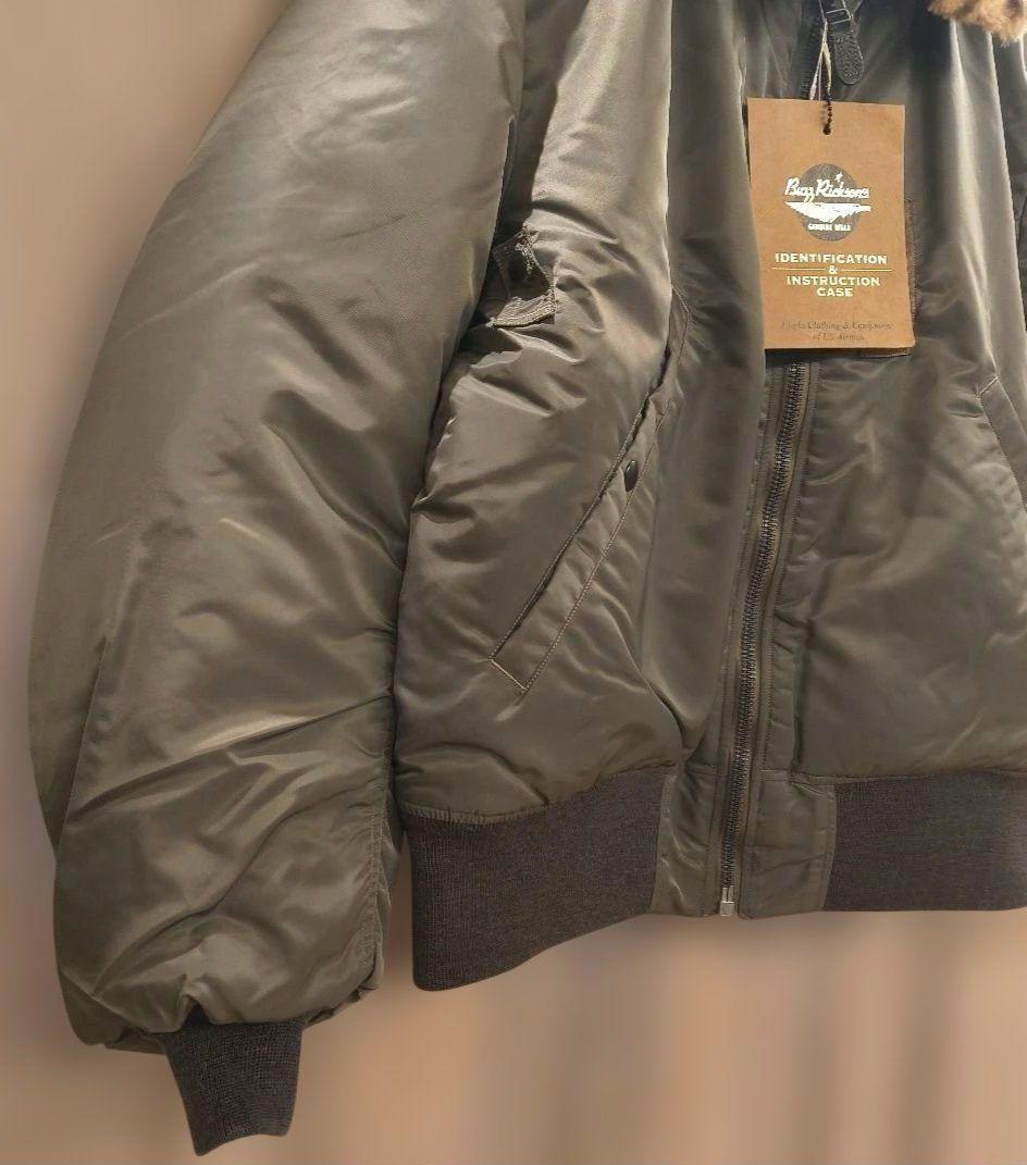 希少カラー 未使用品 バズリクソンズ SSZ B-15D 襟レオパード コラボ