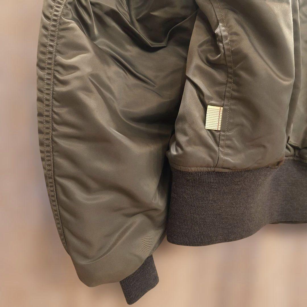 希少カラー 未使用品 バズリクソンズ SSZ B-15D 襟レオパード コラボ