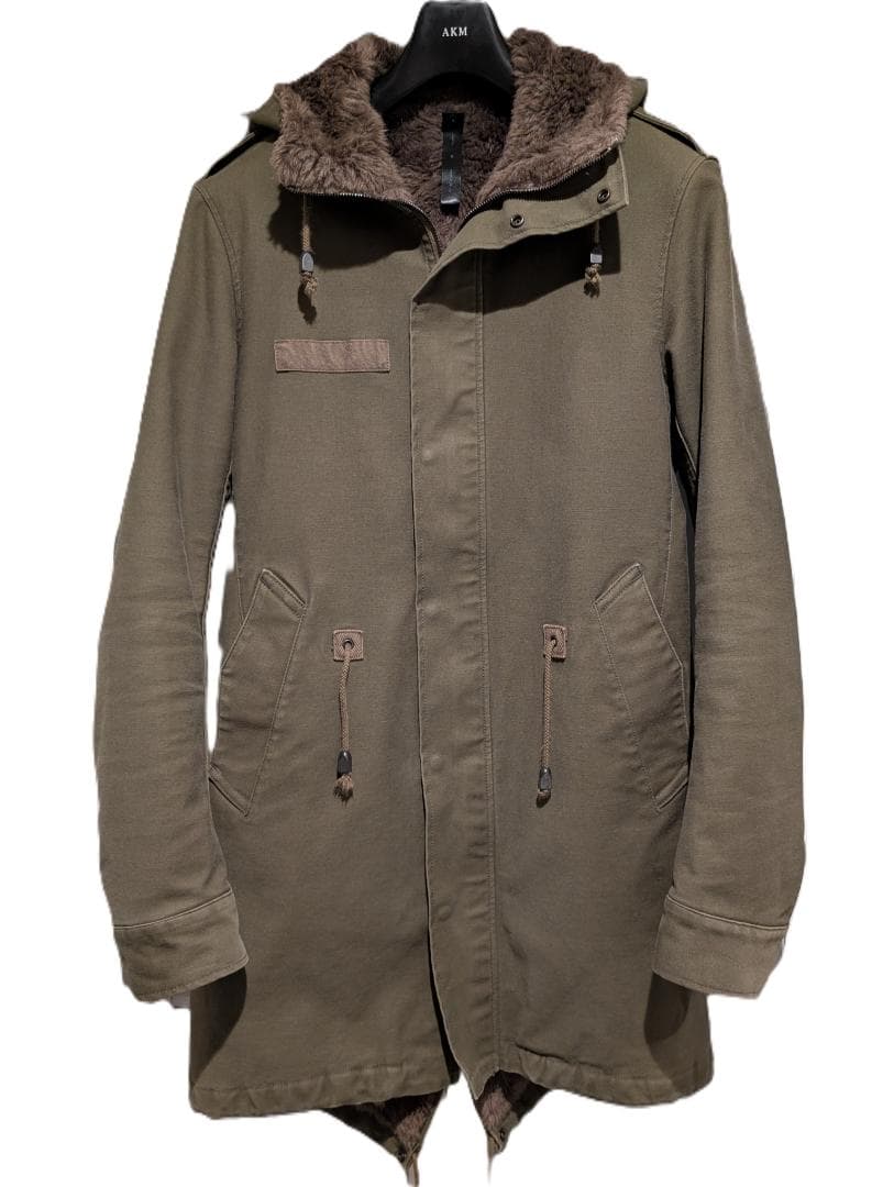 定8万 wjk stretch satin boa mod M64 モッズコート