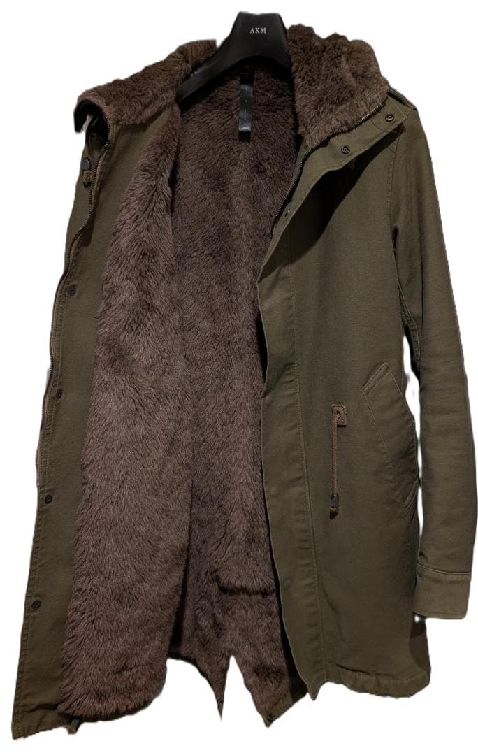 定8万 wjk stretch satin boa mod M64 モッズコート