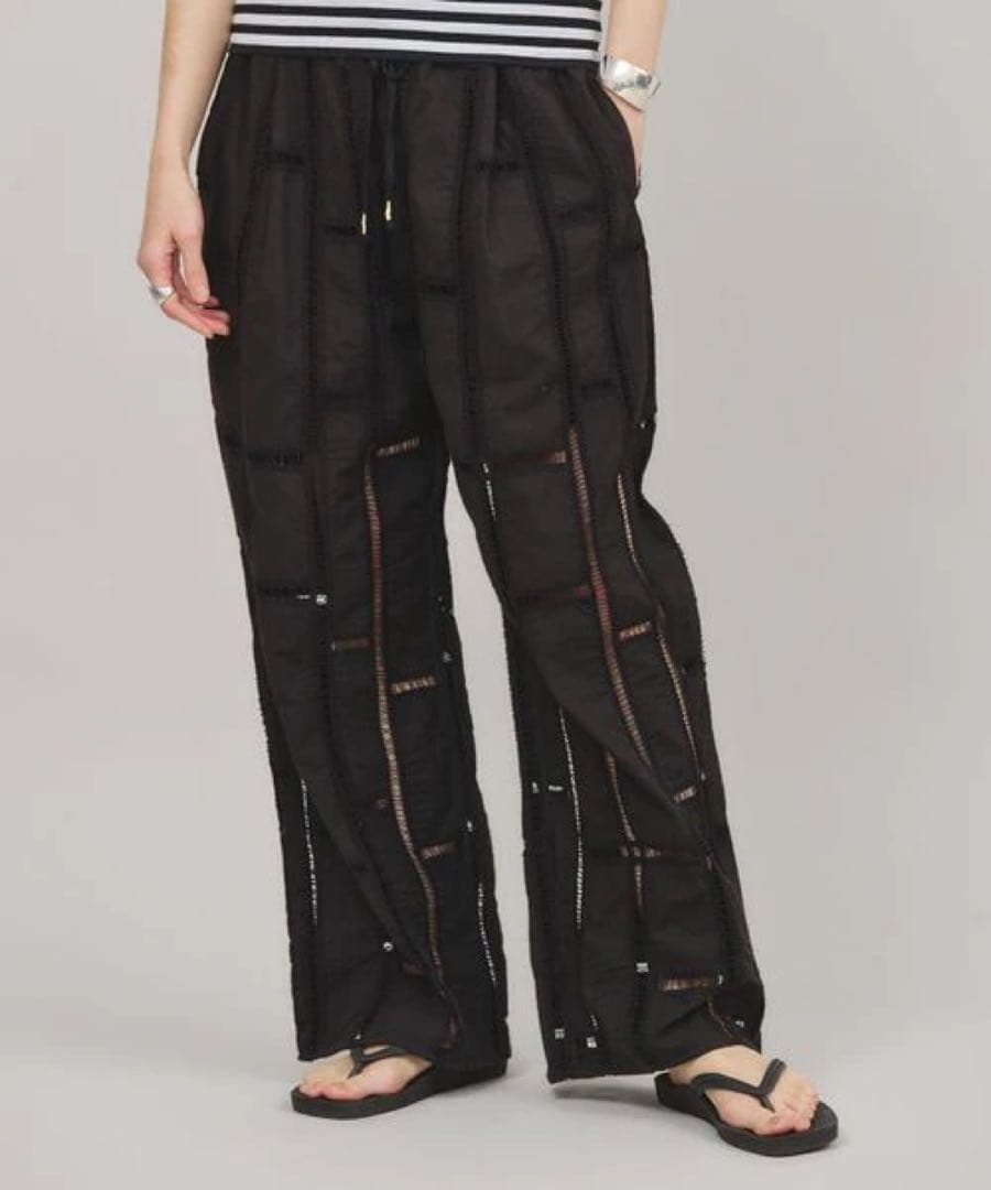 Curensology エンブロイダリーパンツ