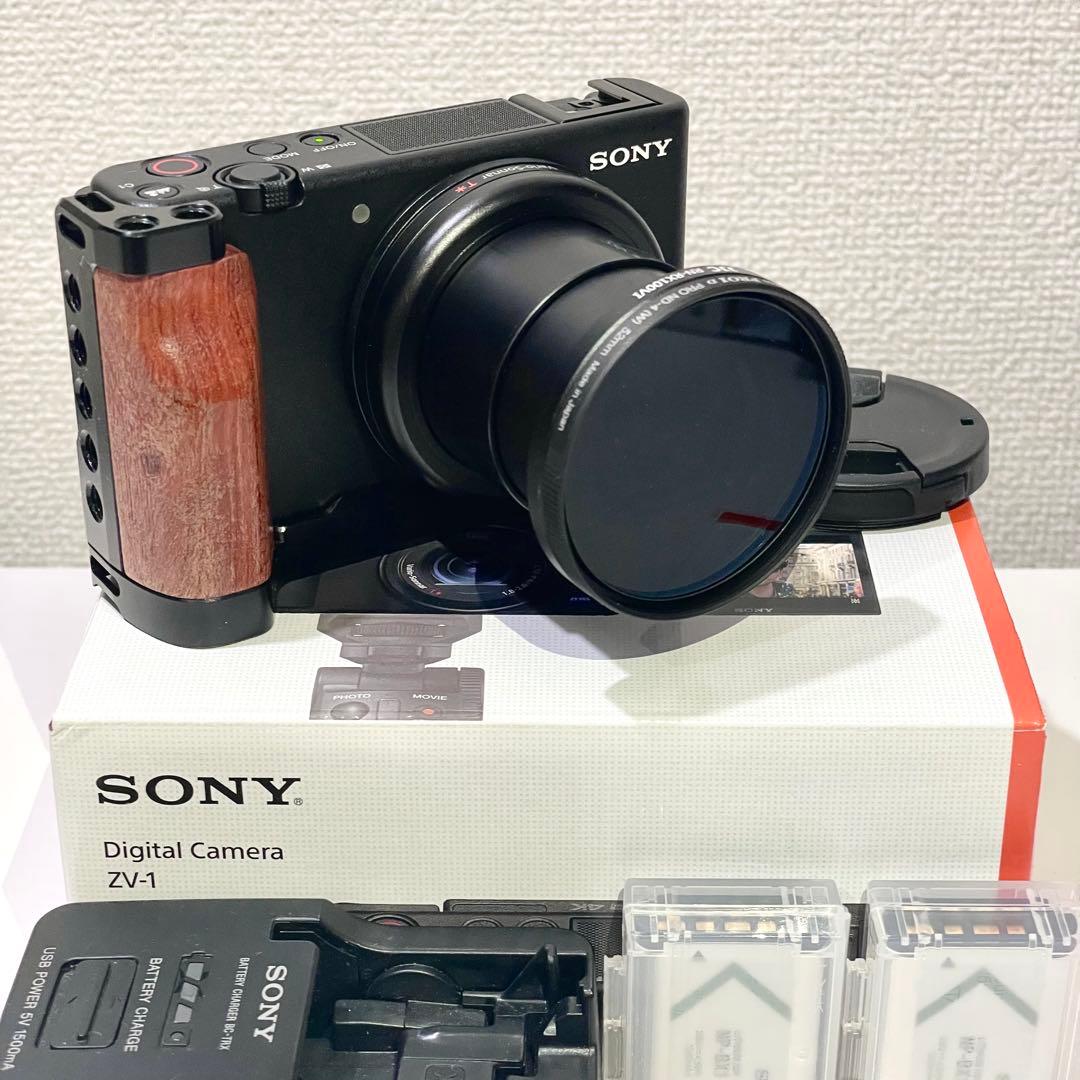 【美品】SONY ZV-1 コンデジ VLOGCAM おまけ多数