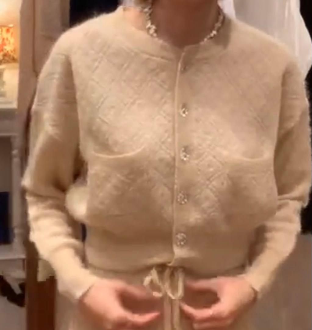 Verybrain ベージュカーディガン