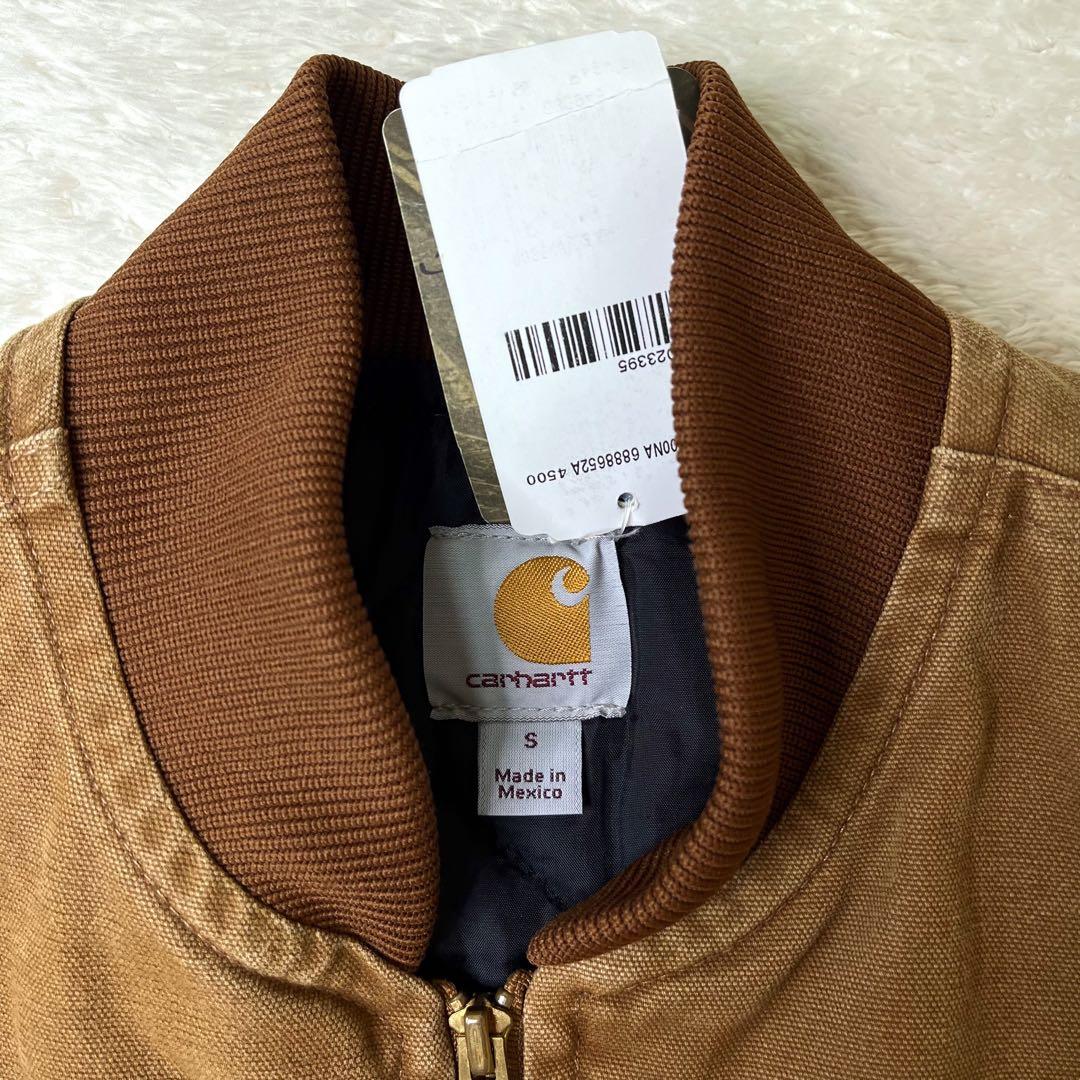 カーハートタグ付きデッドストックヴィンテージサンドストーンダックベストSメキシコ