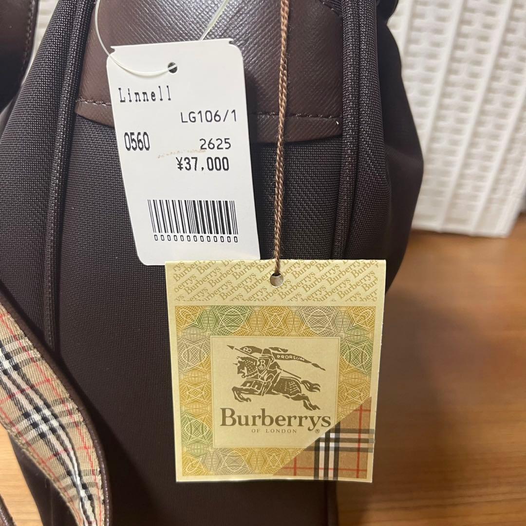 Burberry ショルダーバッグ ナイロン✖︎レザー ブラウン
