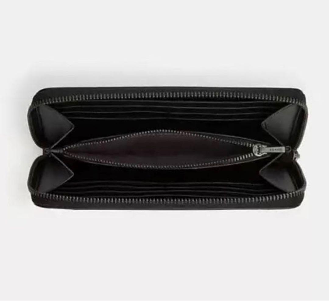 COACH ディズニーコラボ ミッキー ホリデープリント ラウンドジップ長財布