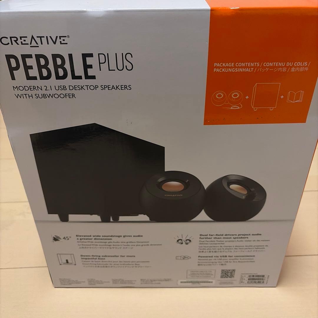 Creative Pebble Plus 2.1スピーカー
