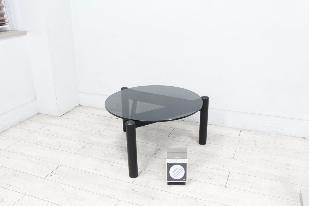 【展示極美品】Cassina カッシーナ 535 ガラステーブル サイドテーブル