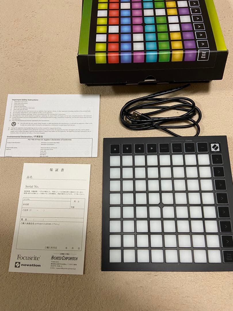 DTM・DAW Novation Launchpad Mini