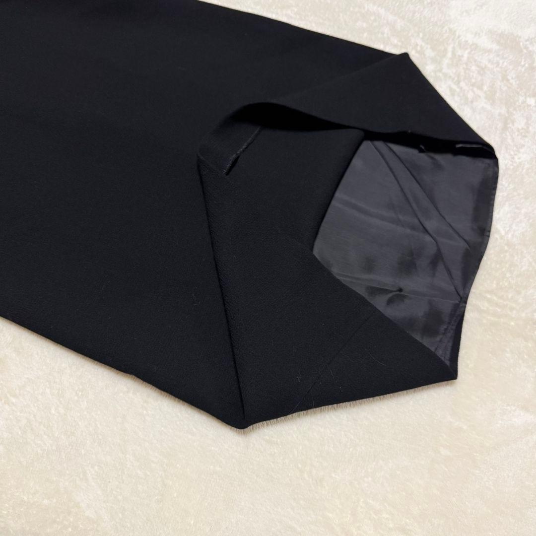 新品未使用 タグ付き マックスマーラ ウール ラメ ロング ワンピース 黒