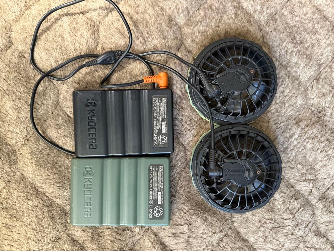 2023年AC360バッテリー２個　ファン　充電器　ケーブル