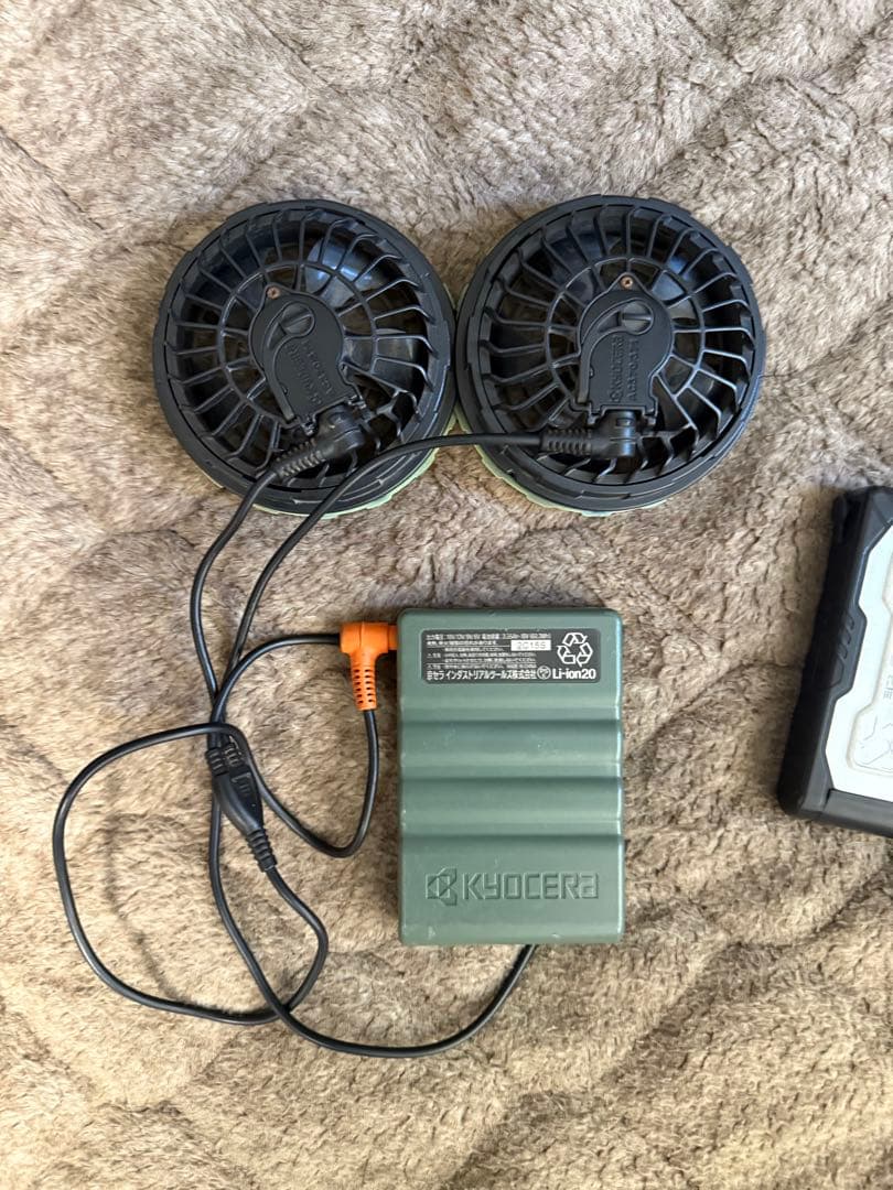 2023年AC360バッテリー２個　ファン　充電器　ケーブル