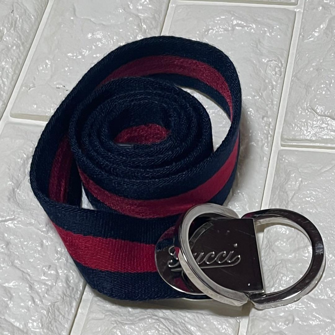 GUCCI シェリーライン　サンチュールベルト　Dリングオールド