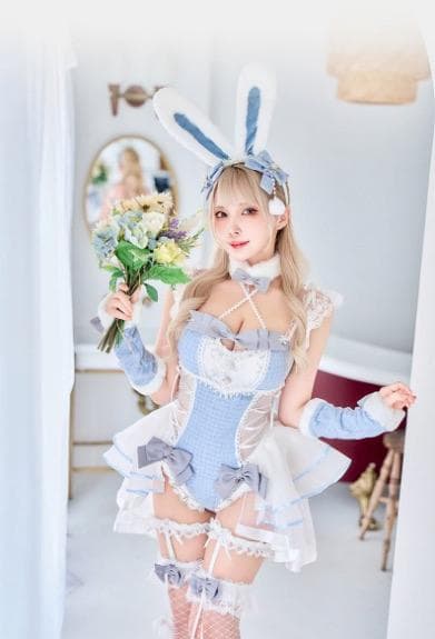 ベルチュールツイードバニー Malymoon ライトブルー SMサイズ