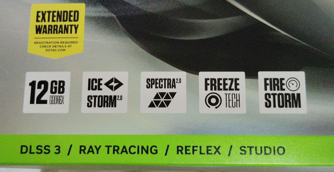 グラフィックボード・グラボ・ビデオカード ZOTAC GEFORCE RTX 4070 Ti 12GB