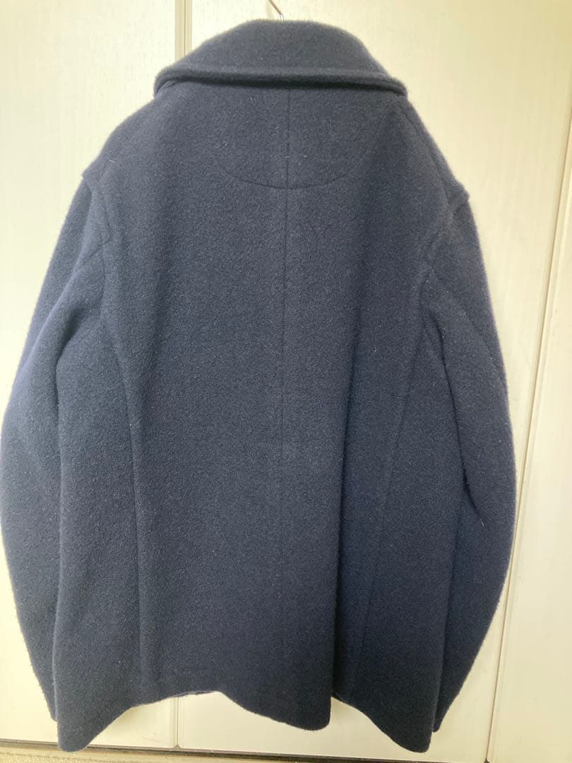 DANTON ウールモッサジャケット 38 ネイビー
