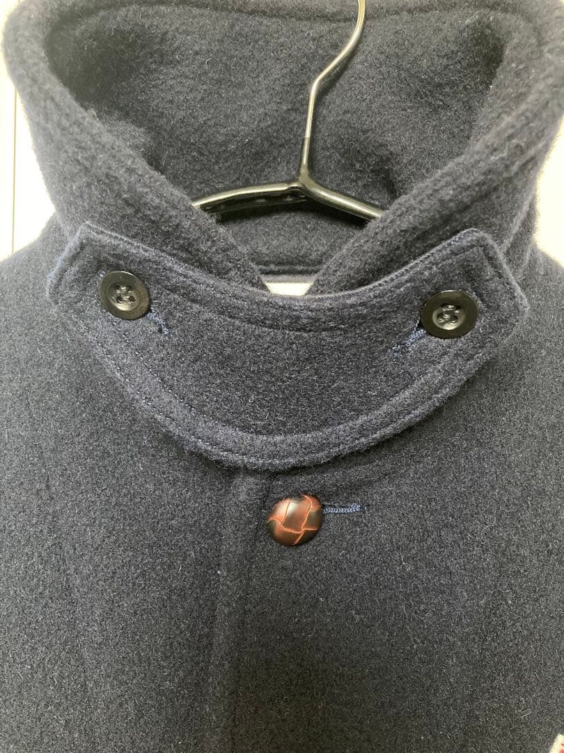 DANTON ウールモッサジャケット 38 ネイビー