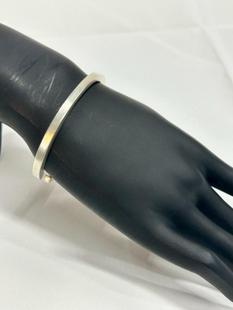 ★新品★ バングル カレンシルバー ブレスレット【匿名配送】ポーチ、クロス付き