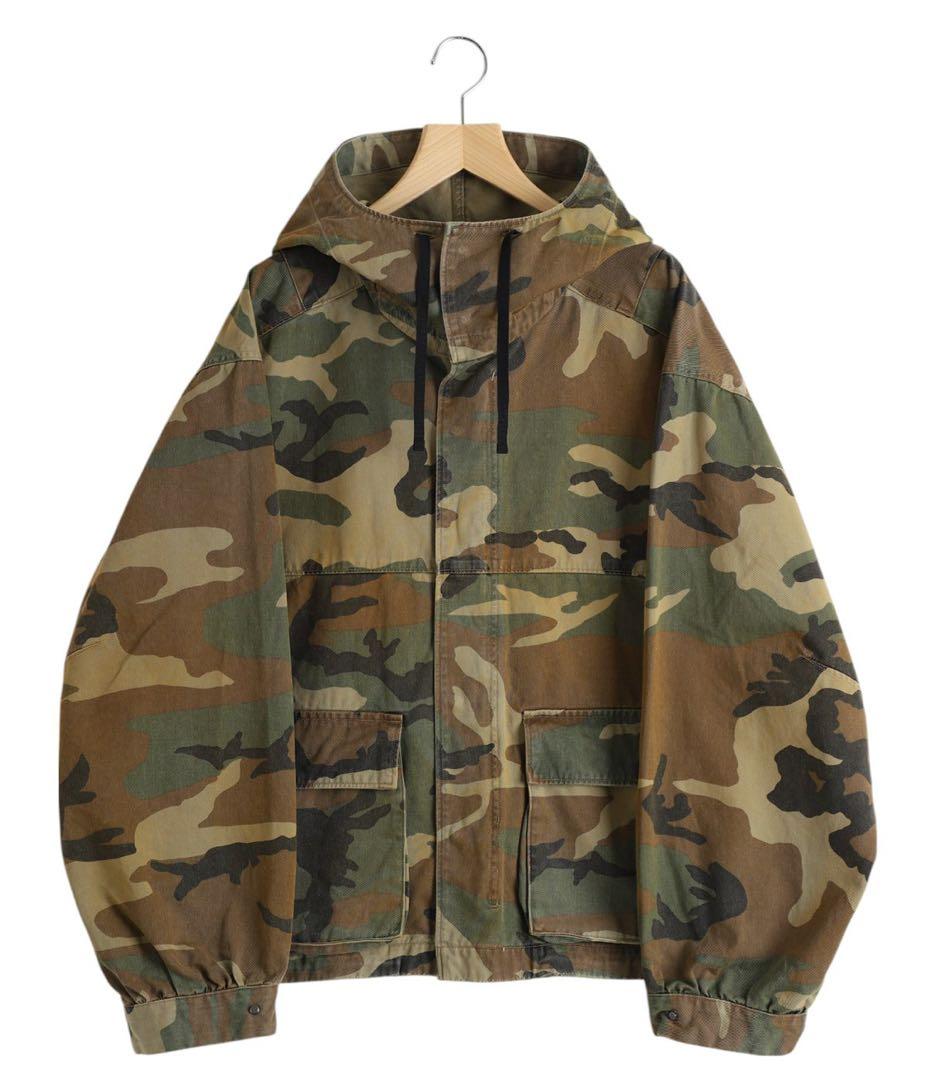 j*y様 25aw ANCELLM CAMO ZIPUP HOODIE