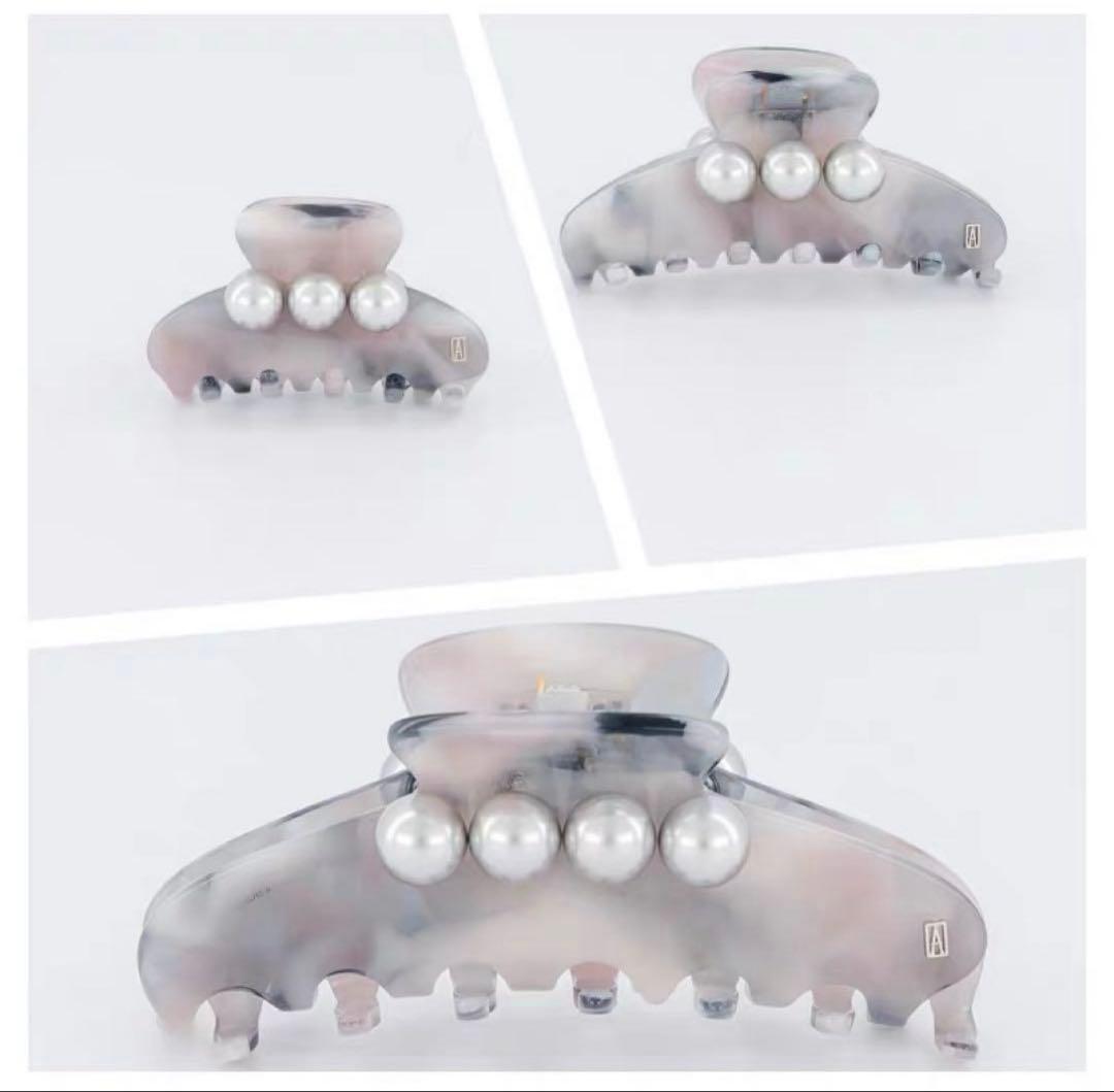 ラスト1点❣️【新品未開封】alexandre de parisパール　Lクリップ