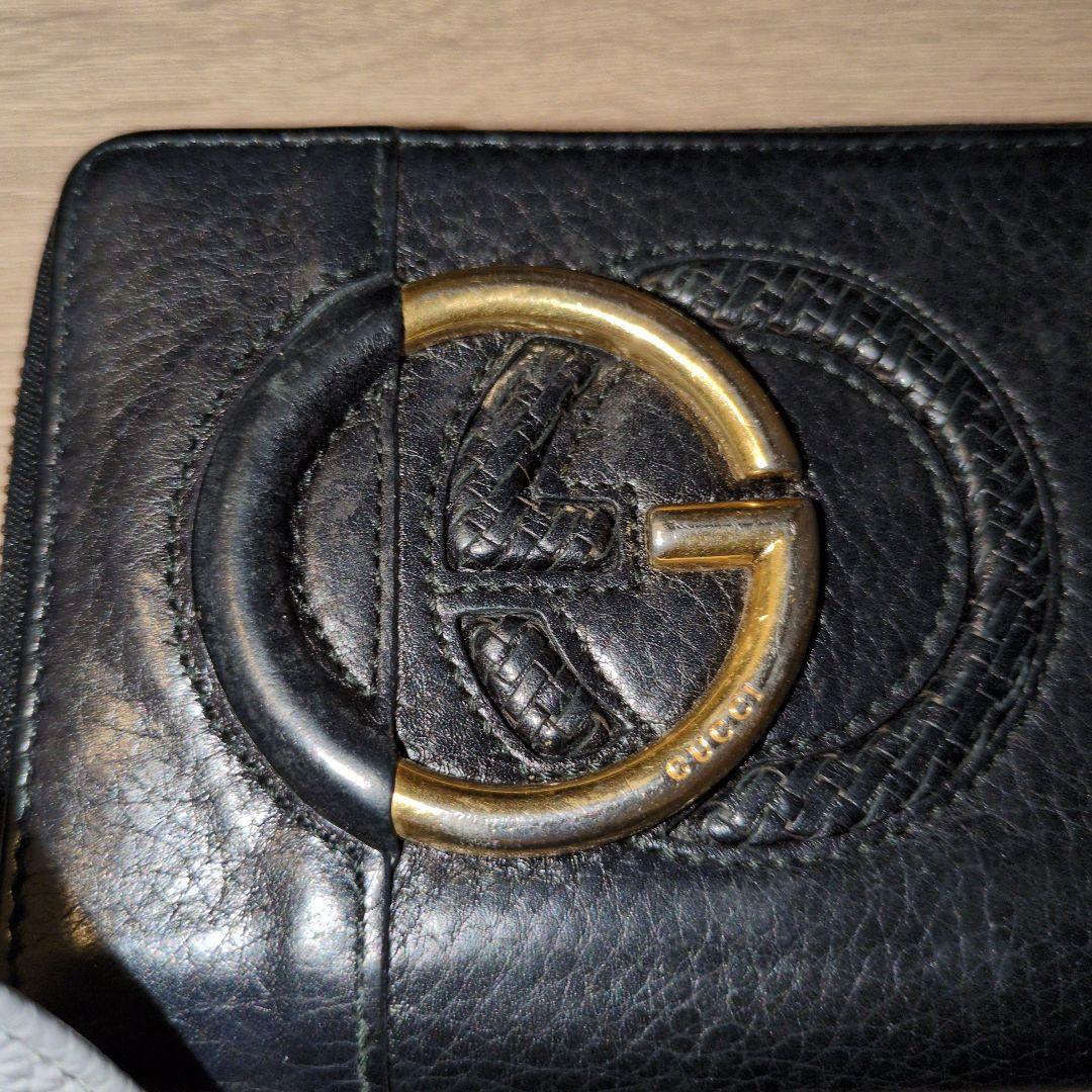 休日セール　GUCCI　長財布　ブラック　美品