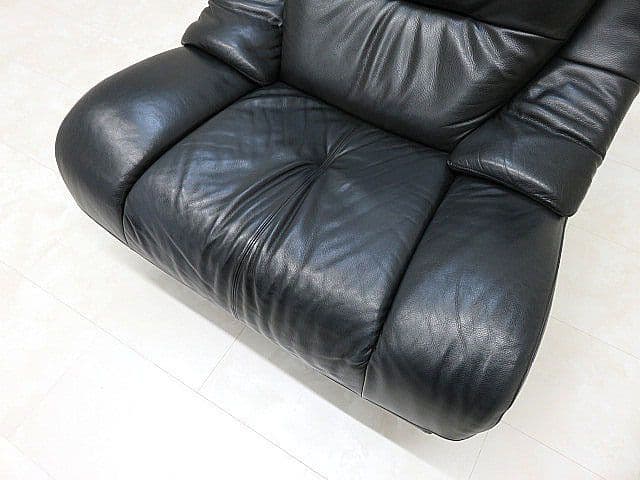 カリモク 「ディレトーレ」 本革1人掛けソファ 　1Pソファ/パーソナルチェア