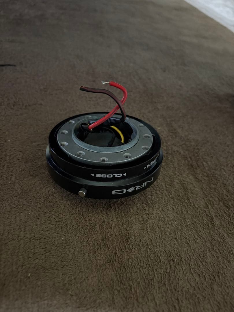 正規品 NRG クイックリリース ブラック 薄型