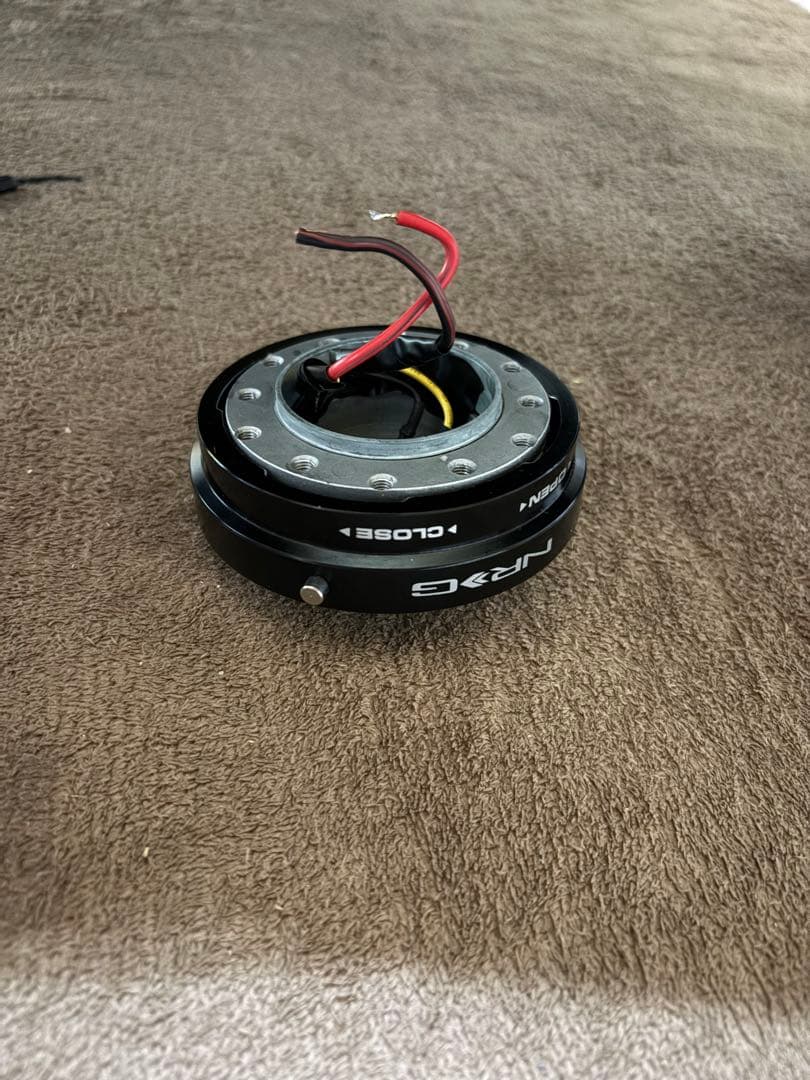 正規品 NRG クイックリリース ブラック 薄型