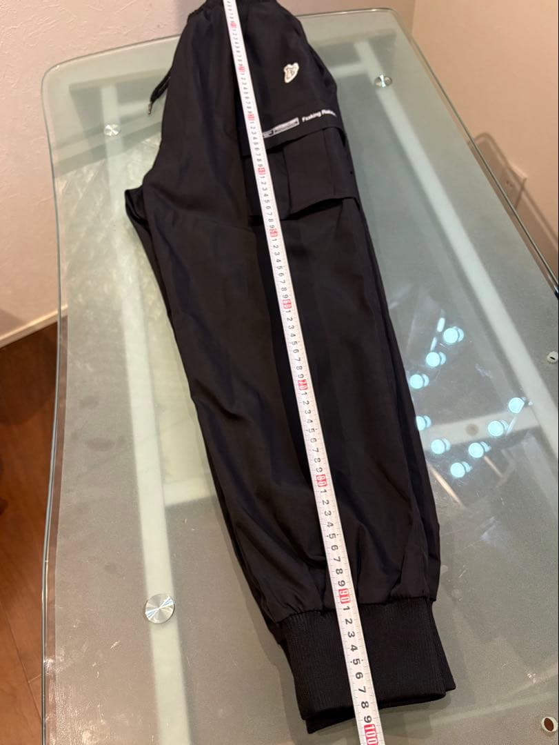 最終価格希少FR2 ブラックナイロンパンツ　Lサイズ