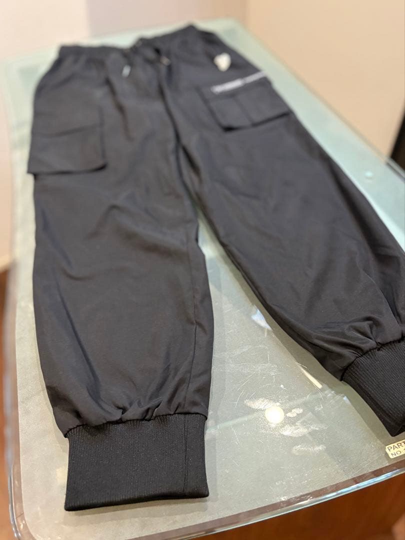 最終価格希少FR2 ブラックナイロンパンツ　Lサイズ