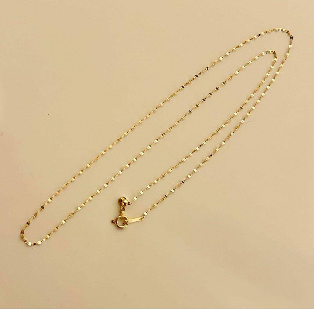 大特価！！早いもの勝ち！新品 18金 K18 ネックレス 45cm アジャスター